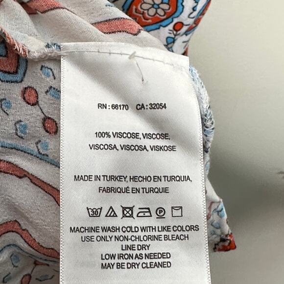 ANTHROPOLOGIE x MAEVE Praslin Tile Printed Midi Dress Sz 4 {3B17} - Picture 5 of 5